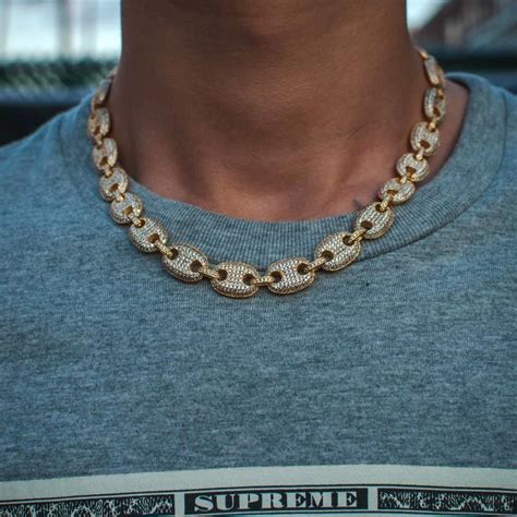 gucci loafesci link diamond chain|gucci mariner link chain.